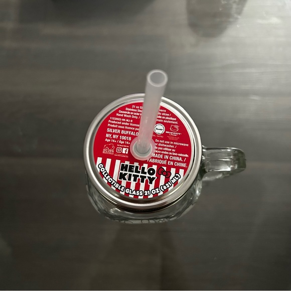 Hello Kitty Easter Glass with Straw - Picture 2 of 2